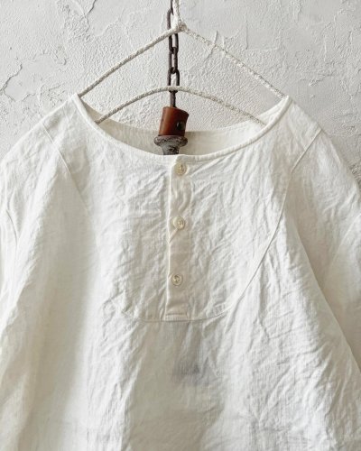 画像2: seasew.／フレンチリネンヘンリーネックプルオーバー・オフ