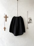 画像4: seasew.／フレンチリネンヘンリーネックプルオーバー・ブラック