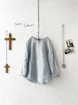 画像1: seasew.／フレンチリネンヘンリーネックプルオーバー・アイスグレー (1)