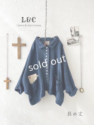 画像4: Libera&Capricciosa/インディゴドルマンジャケット(2 size)