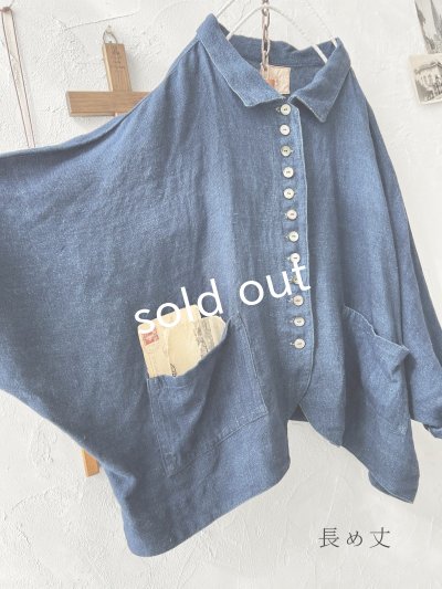 画像13: Libera&Capricciosa/インディゴドルマンジャケット(2 size)