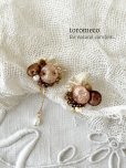 画像5: toromeco／”tsubuto” スフレスパンコールのイヤリング ・ピンクブラウン