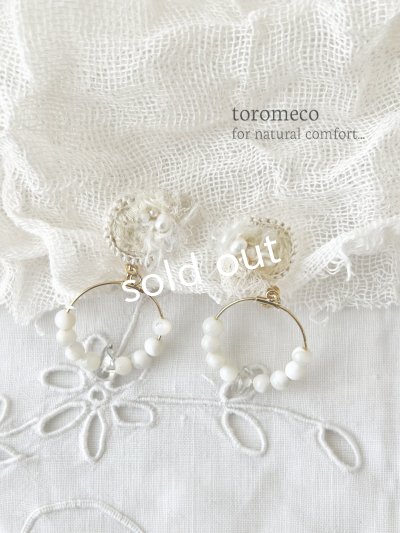 画像4: toromeco／草木染め ”tane” 天然石イヤリング