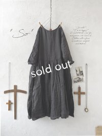 SO／２wayギャザーワンピース・スミクロ