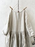 画像2: SO／２wayギャザーワンピース・ナチュラル (2)