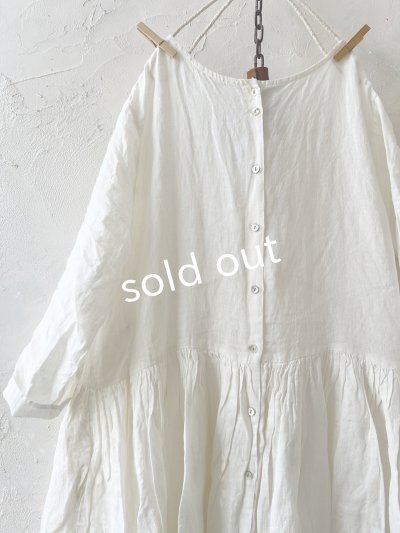 画像7: SO/2wayギャザーワンピース・オフホワイト
