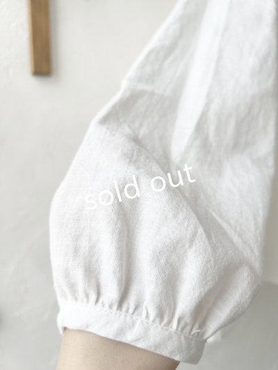 画像6: sloe／フリル襟のパフ袖ブラウス・オフホワイト