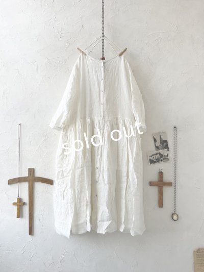 画像6: SO/2wayギャザーワンピース・オフホワイト