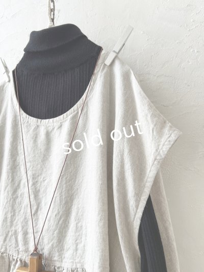 画像3: 08mab/ノースリーブワンピース・生成り