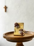 画像3: toromeco／”tsubuto” スフレスパンコールのイヤリング・ブラウンレッド