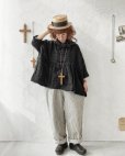 画像7: 08mab/シャンブレーリネンプルオーバー・黒
