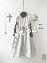 08mab/ノースリーブワンピース・生成り