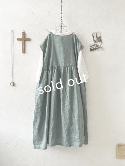画像6: 08mab/ノースリーブワンピース・ミントグリーン