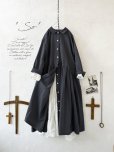 画像1: SO／タックワンピース・ブラック (1)