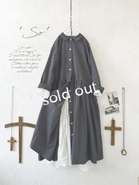 SO／タックワンピース・ブラック