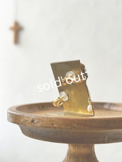 画像6: toromeco／”tsubuto” スフレスパンコールのイヤリング ・ピンクブラウン