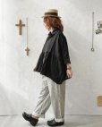 画像9: 08mab/シャンブレーリネンプルオーバー・黒