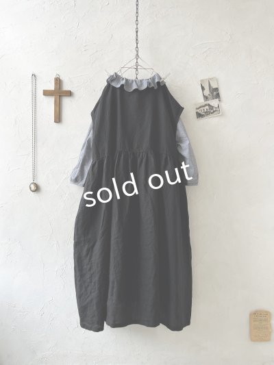 画像6: 08mab/ノースリーブワンピース・黒