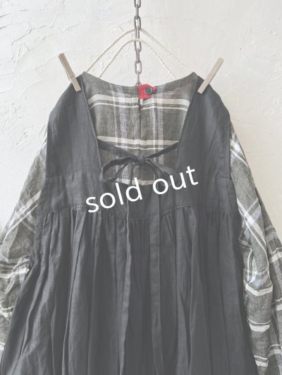 画像8: Avenue/後ろりぼんジャンパースカート・黒