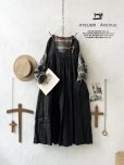 画像2: Avenue／後ろりぼんジャンパースカート・黒 (2)