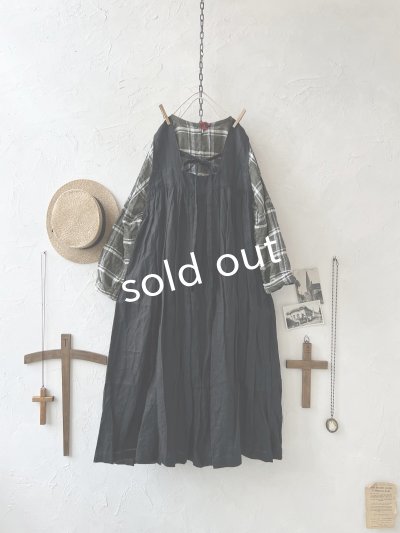 画像7: Avenue/後ろりぼんジャンパースカート・黒