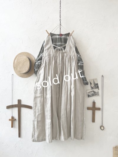 画像8: Avenue／後ろりぼんジャンパースカート・生成り