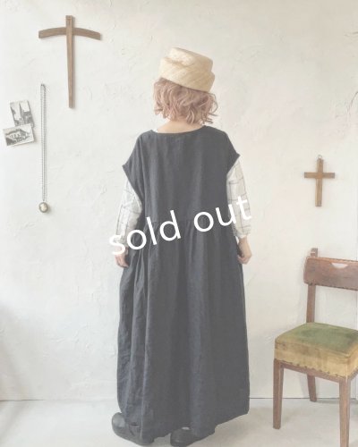 画像8: 08mab/ノースリーブワンピース・黒