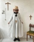 画像11: 08mab/ギャザーワンピース・黒ウインドウペン