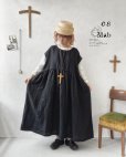 画像1: 08mab/ノースリーブワンピース・黒 (1)