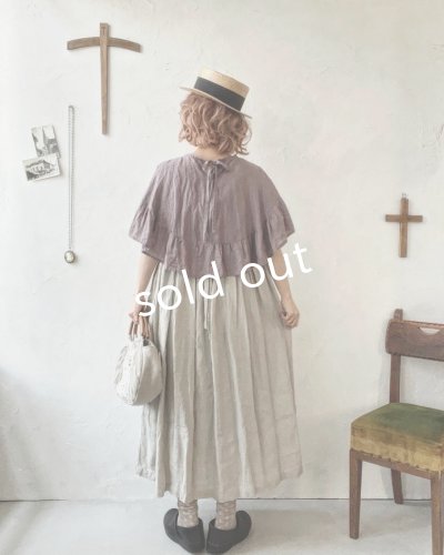 画像13: Avenue／後ろりぼんジャンパースカート・生成り