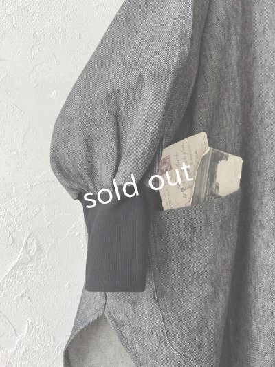 画像3: Branch m'/デニムチュニック・ブラック