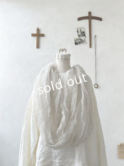 画像4: Branch m'／リネンガーゼスヌード・オフ