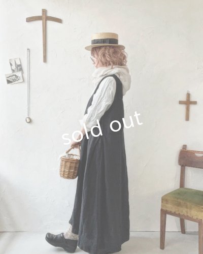 画像5: Branch m'/リネンガーゼスヌード・ライトブルー