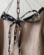 画像10: MARCHE' DE SOEUR／ブルターニュのワンピース・ココアベージュ×黒刺繍 (10)