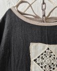 画像5: MARCHE' DE SOEUR／ブルターニュのワンピース・黒×ベージュ