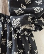 画像7: MARCHE' DE SOEUR／ブルターニュのワンピース・ココアベージュ×黒刺繍 (7)