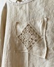 画像5: MARCHE' DE SOEUR／ブルターニュのワンピース・ミルク×生成り刺繍 (5)