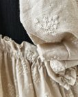 画像7: MARCHE' DE SOEUR／ブルターニュのワンピース・黒×生成り刺繍