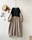 画像10: MARCHE' DE SOEUR／ブルターニュのワンピース・黒×ベージュ