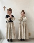 画像12: MARCHE' DE SOEUR／ブルターニュのワンピース・黒×ベージュ