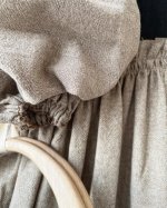画像7: MARCHE' DE SOEUR／ブルターニュのワンピース・黒×ベージュ (7)