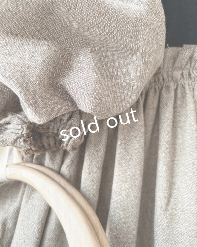 画像7: MARCHE' DE SOEUR/ブルターニュのワンピース・黒×ベージュ