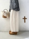 画像3: seasew.／コットンヘンプタックパンツ・生成り