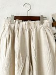 画像6: seasew.／コットンヘンプタックパンツ・生成り