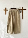 画像4: seasew.／コットンヘンプタックパンツ・ベージュ