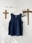 画像1: seasew.／ボイルワッシャータンクトップ ・ネイビー (1)