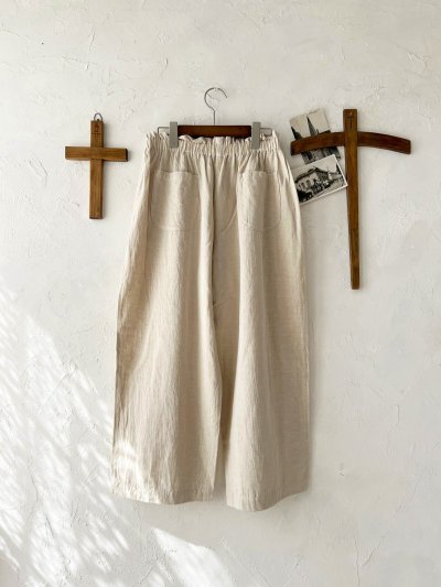 画像9: seasew./コットンヘンプタックパンツ・生成り