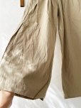 画像7: seasew.／コットンヘンプタックパンツ・ベージュ