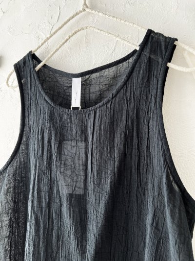 画像2: seasew.／ボイルワッシャータンクトップ ・ブラック