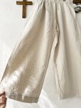 画像8: seasew.／コットンヘンプタックパンツ・生成り